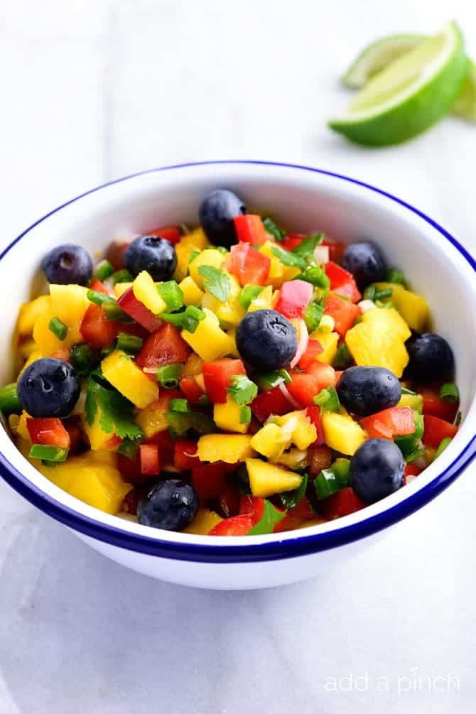 Host with Ease: Make-Ahead Mango Blueberry Salsa for Gatherings